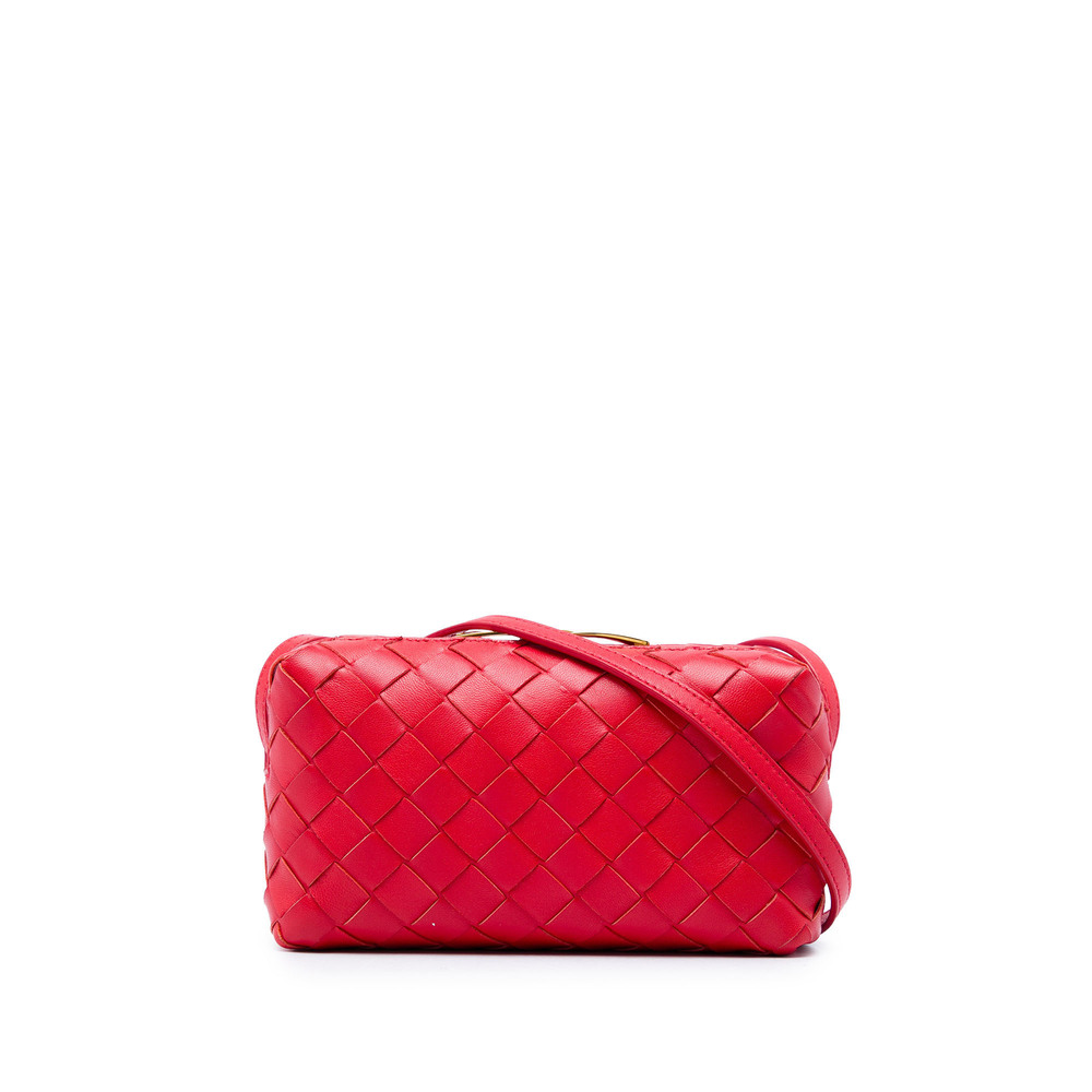 Pre-Loved Bottega Veneta Mini Nappa Intrecciato Crossbody